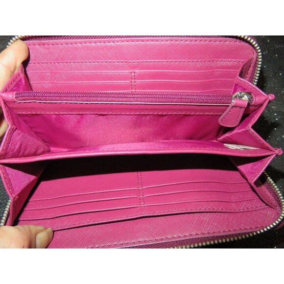 Coach 2014 Peyton Glen Plaid Printed Dome Cora Leather Satchel & Matching Wallet - Picture 11 of 16